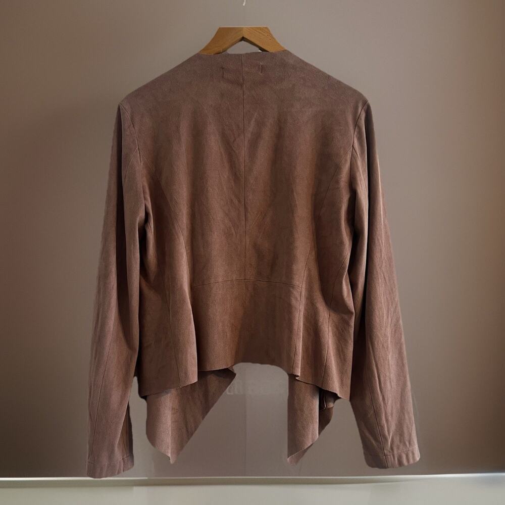 Forever21 Mauve Faux Suede Jacket Open-front, flowy and effortless look Size M - Picture 4 of 6